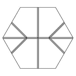 Hexagon Snowfall